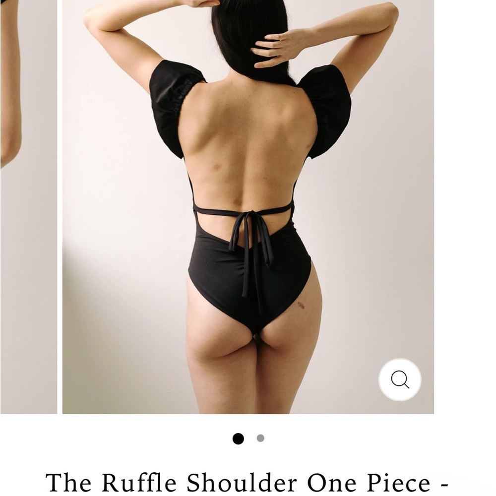 Londre Ruffle One Piece - Kauai Green